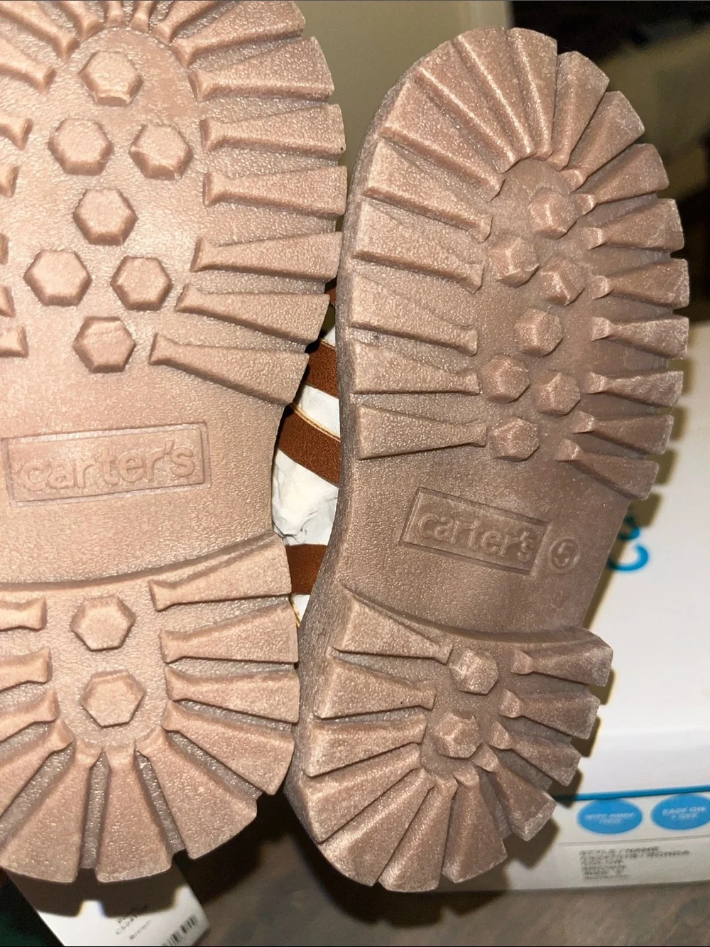 Carter's Brown Strappy Gladiator Sandals for Kids